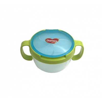 Plastic cookie bowl with holder for baby