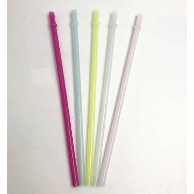 Plastic color changing straw,reusable drinking straw